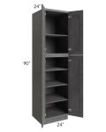 Stone Grey 24x90 Utility Cabinet