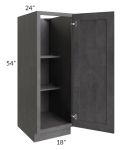 Stone Grey 18x54 Split Pantry Base Cabinet
