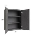 Stone Grey 24x30 Wall Cabinet