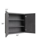 Stone Grey 30x30 Wall Cabinet