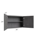 Stone Grey 36x24 Wall Cabinet