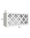 Charlotte White 30x15 Wine Rack Cabinet