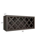 Southport Espresso Shaker 36x15 Wine Rack Cabinet