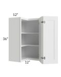 Providence White 24x36 Wall Corner Unit